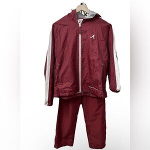 Alabama Vintage 90s Athletic WindSuit Track Set sz M by Red Oak Playoff Ready